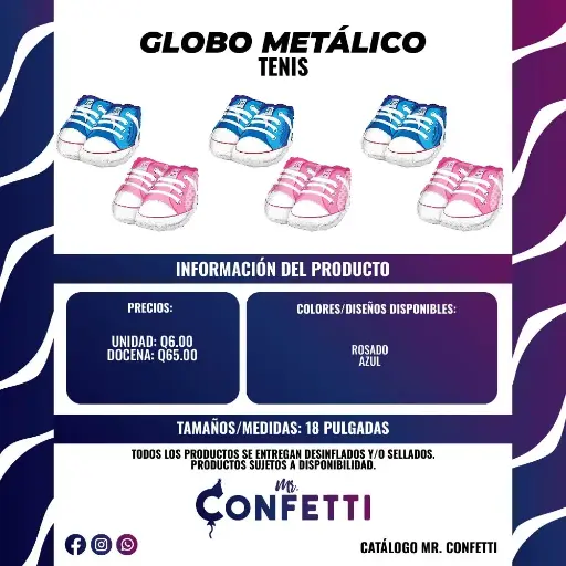 Metálico Tenis de bebé