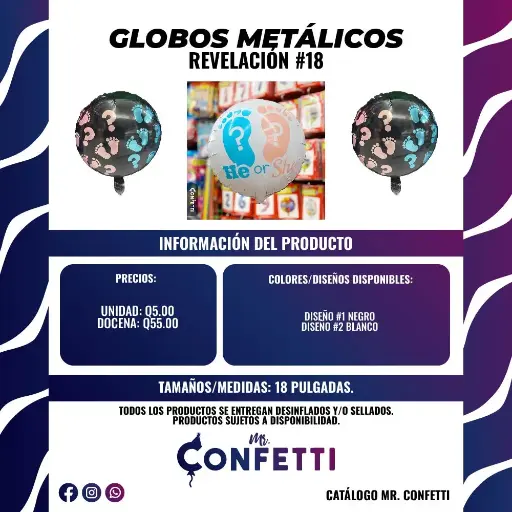 Metálicos #18 Revelación de Género