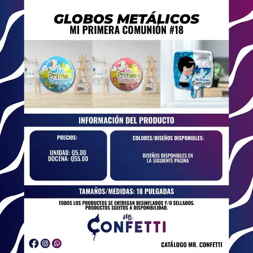 Metálicos #18 Mi Primera Comunión