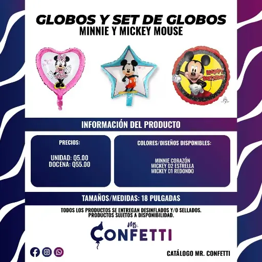 Metálicos #18 Minnie y Mickey Mouse