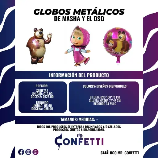 Metálicos de Masha y el Oso