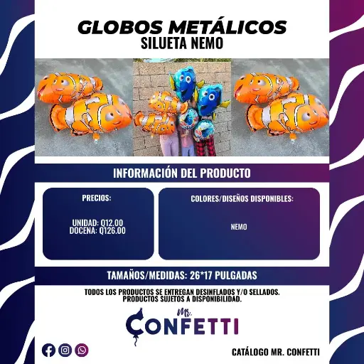 Metálicos de Buscando a Nemo