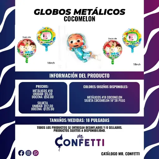 Metálicos de Cocomelon