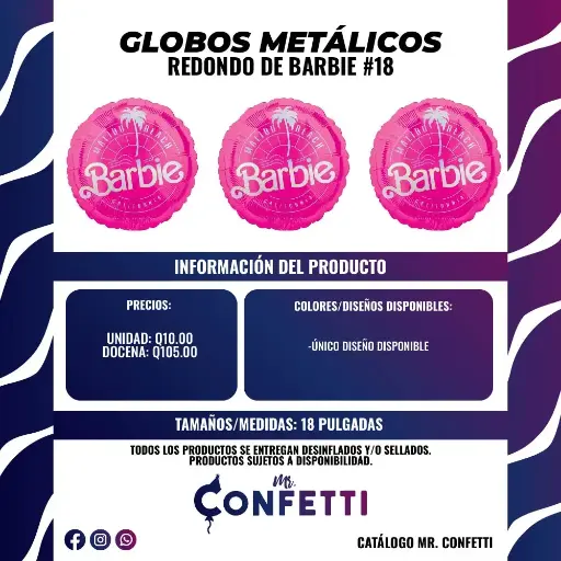 Metálicos #18 Barbie