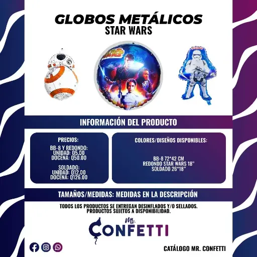 Metálicos de Star Wars