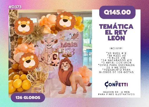 Set de Guirnalda El Rey León #D373