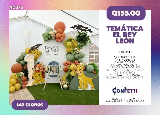 Set de Guirnalda El Rey León #D375