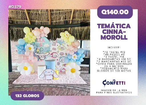 Set de Guirnalda Cinnamoroll #D379