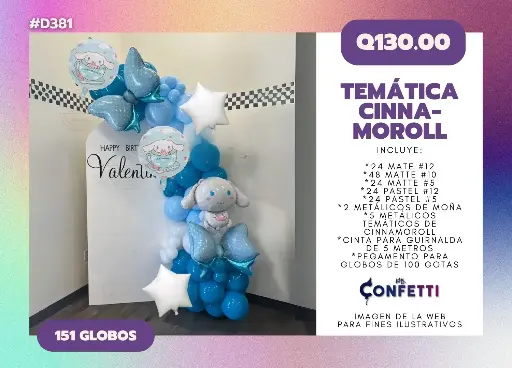 Set de Guirnalda Cinnamoroll #D381