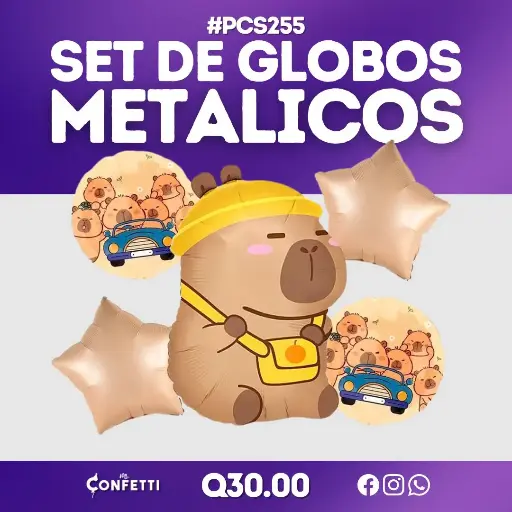Set de 5 PCS Capibara #PCS255