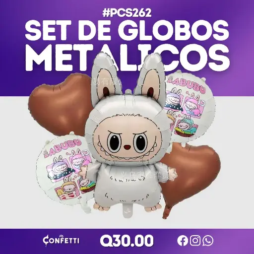 Set de 5 PCS Labubu #PCS262