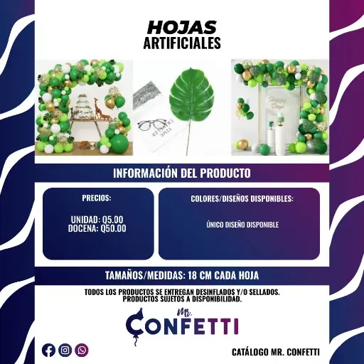 Hojas Artificiales