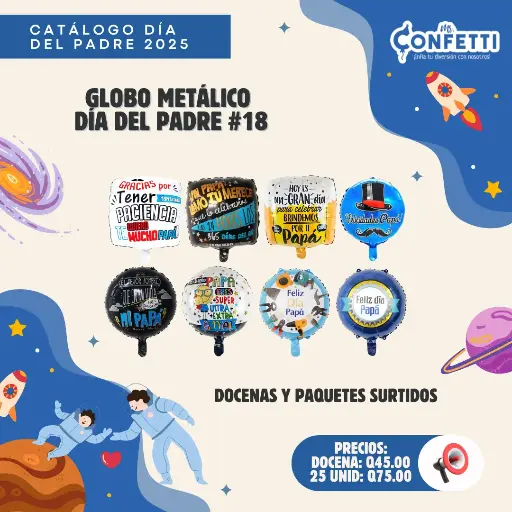 Metálico #18 día del Padre