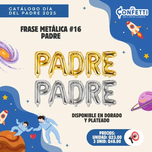 Frase Metálica #16 PADRE