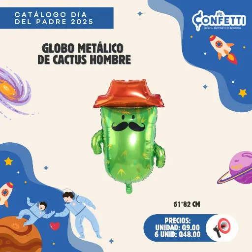Metálicos de Cactus Hombre (OFERTA)