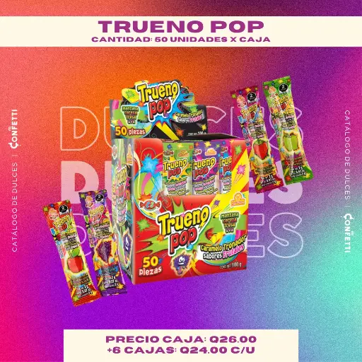 Caja de Trueno POP 50U.