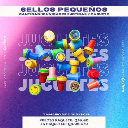 Sellos Pequeños 12U.