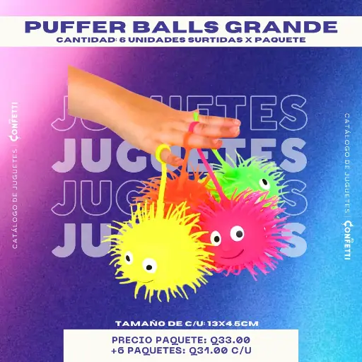 Puffer Balls Grande 6U.