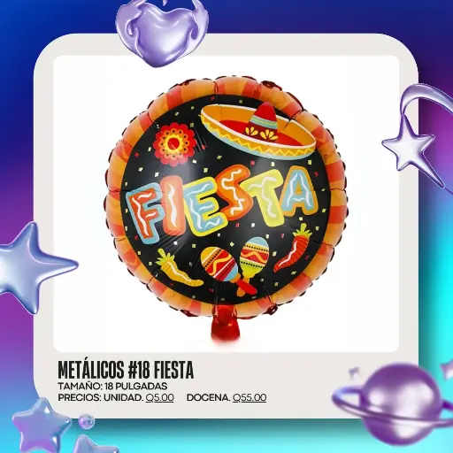Metálico #18 Fiesta Mexicana