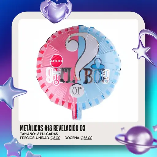 Metálicos #18 Revelación D3