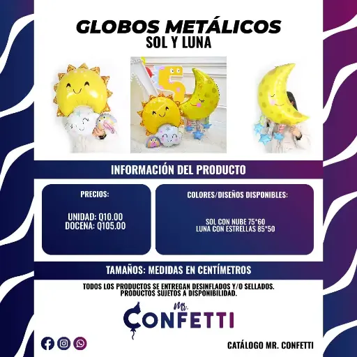 Metálicos de Sol y Luna