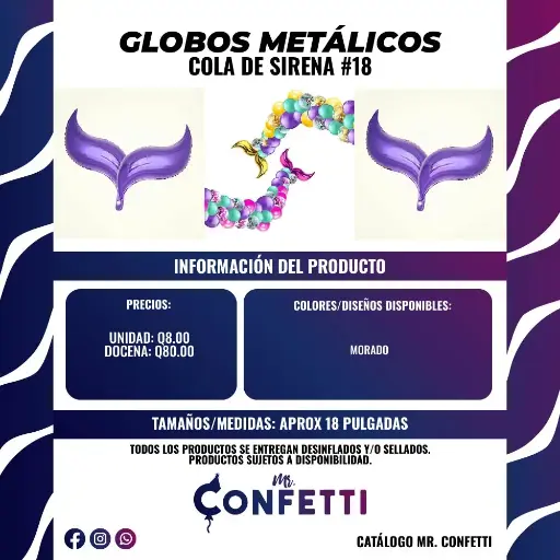 Metálicos Cola de Sirena #18
