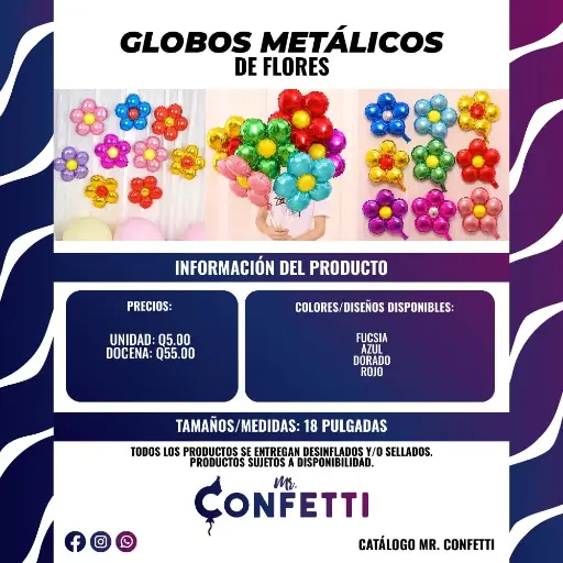Metálicos de Flores