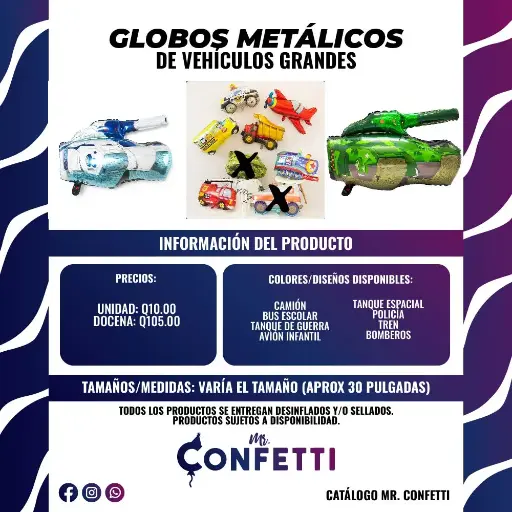 Metálicos de Vehículos grandes