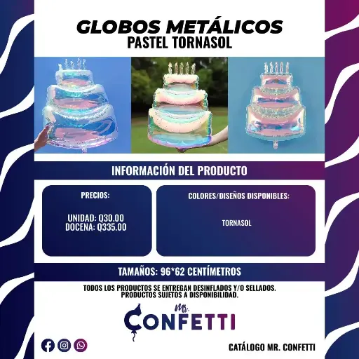 Metálicos Pastel Tornasol