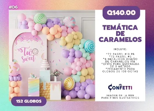 Set de Guirnalda Caramelos #D6