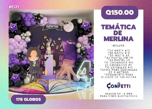 Set de Guirnalda Merlina #D21