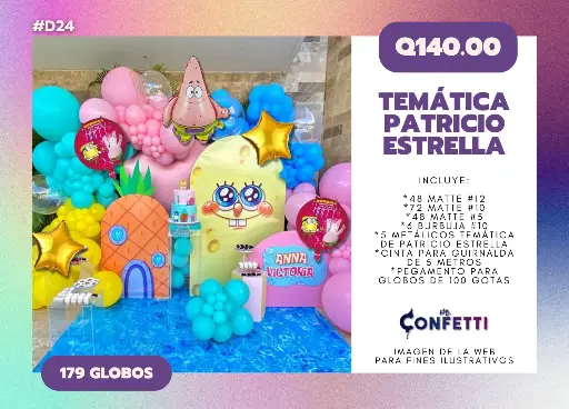 Set de Guirnalda Patricio Estrella #D24