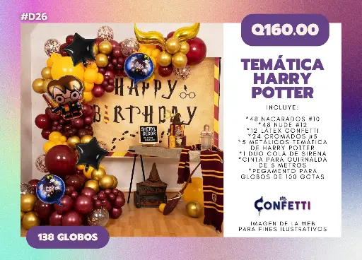 Set de Guirnalda Harry Potter #D26