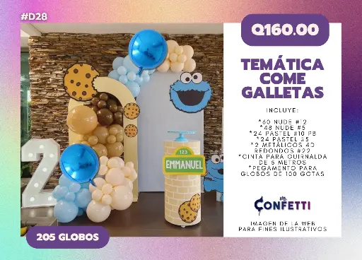 Set de Guirnalda Come Galletas #D28