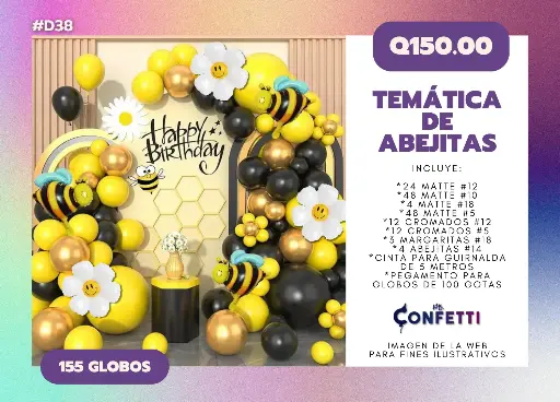 Set de Guirnalda Abejita #D38