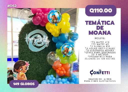 Set de Guirnalda Moana #D52