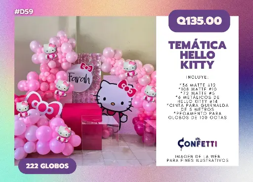 Set de Guirnalda Hello Kitty #D59