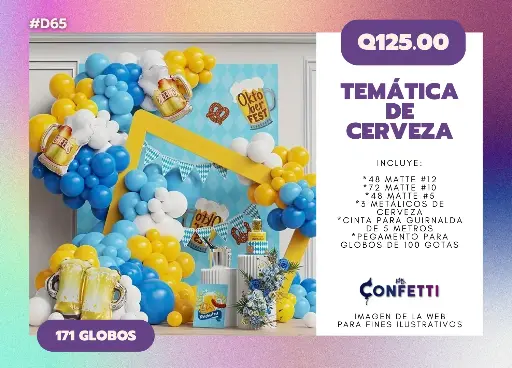 Set de Guirnalda Cerveza #D65