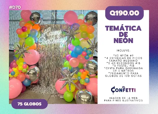 Set de Guirnalda Neón #D70