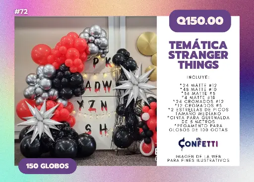 Set de Guirnalda Stranger Things #D72