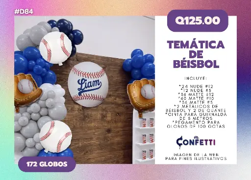 Set de Guirnalda Béisbol #D83