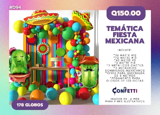 Set de Guirnalda Fiesta Mexicana #D94