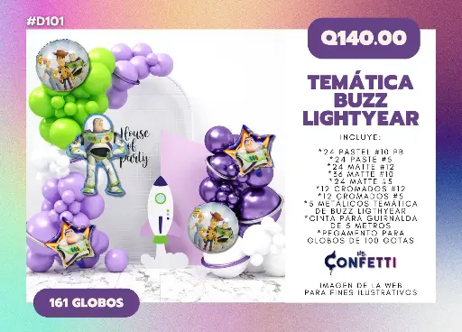 Set de Guirnalda Buzz Lightyear #D101