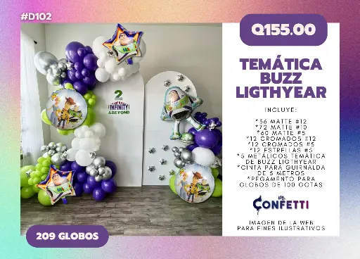 Set de Guirnalda Buzz Lightyear #D102