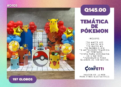 Set de Guirnalda Pókemon #D105
