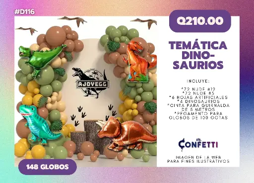 Set de Guirnalda Dinosaurios #D116