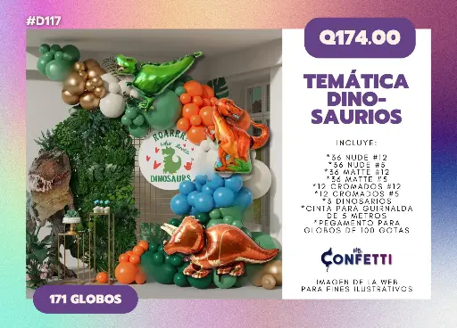 Set de Guirnalda Dinosaurios #D117