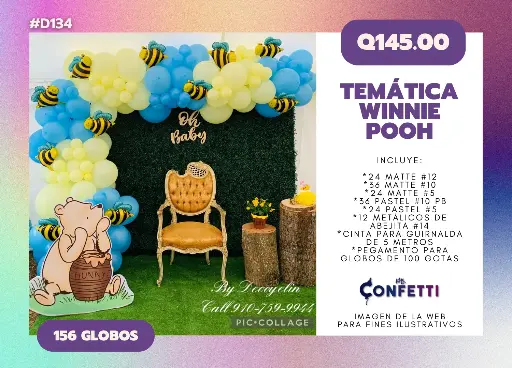Set de Guirnalda Winnie Pooh #D134