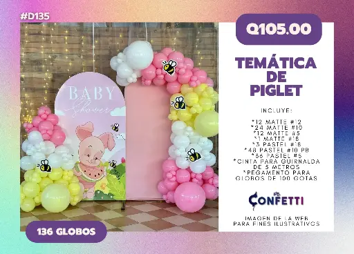 Set de Guirnalda Piglet #D135