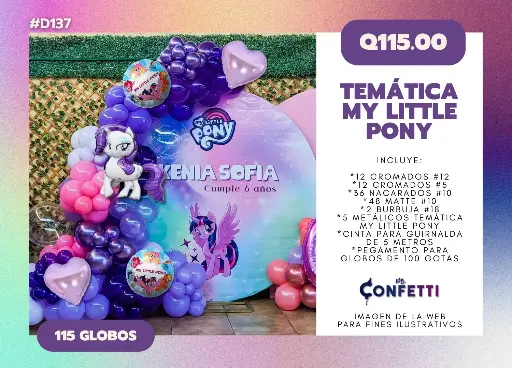 Set de Guirnalda My Little Pony #D137